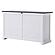 Halifax Contrast Buffet with Sliding Doors, Classic White & Black by Novasolo