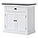 Halifax Contrast Small Buffet, Classic White & Black by Novasolo