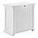 Halifax Display Buffet with 2 Glass Doors, Classic White by Novasolo