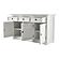 Provence Classic Sideboard with 3 doors, Classic White by Novasolo