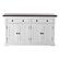 Provence Accent Classic Buffet, White Distress & Deep Brown by Novasolo
