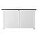 Provence Accent Classic Buffet, White Distress & Deep Brown by Novasolo