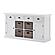 Halifax Buffet with 4 Baskets, Classic White by Novasolo