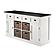 Halifax Contrast Buffet w/4 Kubu Rattan Baskets in White & Black by Novasolo