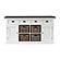 Halifax Contrast Buffet w/4 Kubu Rattan Baskets in White & Black by Novasolo