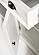 Halifax Contrast Buffet w/5 Doors in White & Black by Novasolo