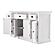 Halifax Buffet with 4 Doors 3 Drawers, Classic White by Novasolo