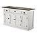 Halifax Accent Buffet w/4 Doors & 3 Drawers in White & Brown by Novasolo