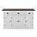 Halifax Accent Buffet w/4 Doors & 3 Drawers in White & Brown by Novasolo