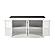 Halifax Contrast Buffet w/4 Glass Doors in White & Black by Novasolo