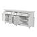 Skansen Buffet w/5 Doors in White by Novasolo