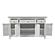 Skansen Buffet w/4 Doors 3 Drawers in White by Novasolo