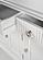 Skansen Buffet w/4 Doors 3 Drawers in White by Novasolo