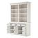 Halifax Hutch Bookcase Unit, Classic White by Novasolo
