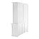 Halifax Hutch Bookcase 5 Doors 3 Drawers, Classic White by Novasolo