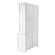 Halifax Buffet Hutch Unit with 2 Adjustable Shelves, Classic White by Novasolo