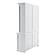 Halifax Buffet Hutch Unit with 8 Shelves, Classic White by Novasolo