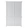 Halifax Buffet Hutch Unit with 8 Shelves, Classic White by Novasolo