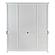 Halifax Buffet Hutch Unit w/4 Glass Doors in White by Novasolo