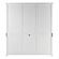 Halifax Hutch Unit w/6 Glass Doors in White by Novasolo