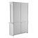 Halifax Hutch Unit w/4 Glass Doors in White by Novasolo