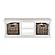 Halifax Bench & Basket Set, Classic White by Novasolo