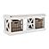 Halifax Bench & Basket Set, Classic White by Novasolo