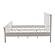 Halifax King Size Bed, Classic White by Novasolo