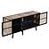 Nordic Rattan TV Dresser 3 Doors, Natural Boat Wood by Novasolo