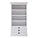 Halifax Bookcase, Classic White by Novasolo