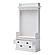 Halifax Entryway Coat Rack & Bench Unit, Classic White by Novasolo