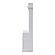 Halifax Entryway Coat Rack & Bench Unit, Classic White by Novasolo