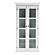 Halifax Double Vitrine, Classic White by Novasolo