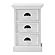 Halifax Bedside Drawer Unit, Classic White by Novasolo
