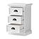Halifax Bedside Drawer Unit, Classic White by Novasolo