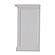 Halifax Grand Bedside Drawer Unit, Classic White by Novasolo
