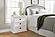 Halifax Grand Bedside Drawer Unit, Classic White by Novasolo