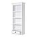 Halifax Bookcase with 1 Drawer, Classic White by Novasolo
