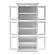 Halifax 3 Level Pantry, Classic White by Novasolo