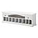 Provence Media Console, Classic White by Novasolo