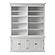 Halifax Double-Bay Hutch Unit, Classic White by Novasolo