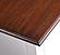 Halifax Accent Large ETU with 4 drawers, White Distress & Deep Brown by Novasolo