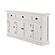 Halifax Buffet Console Table in Classic White by Novasolo