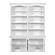 Provence Double-Bay Hutch Unit in White by Novasolo