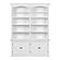 Provence Double-Bay Hutch Unit in White by Novasolo