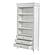 Skansen Bookcase w/3 Drawers in White by Novasolo