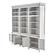 Skansen Triple-Bay Hutch Unit in White by Novasolo