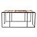 Rustika Nesting Coffee Table Set 100cm, Rustic Boat Wood & Nordic Black by Novasolo