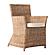 Wickerworks Bishop Dining Chair (Set of 2), Natural by Novasolo