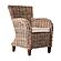 Wickerworks Baroness Chair (Set of 2), Natural by Novasolo